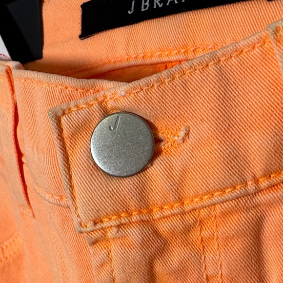J Brand Maria High Rise Skinny Jeans Orange Size 24 Stretch Denim NWT - Picture 3 of 8